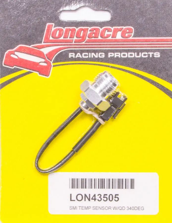 Longacre 52-43505 High-Temp Sensor (340°F) With Quick-Disconnect Lead And Manifold Fitting 1