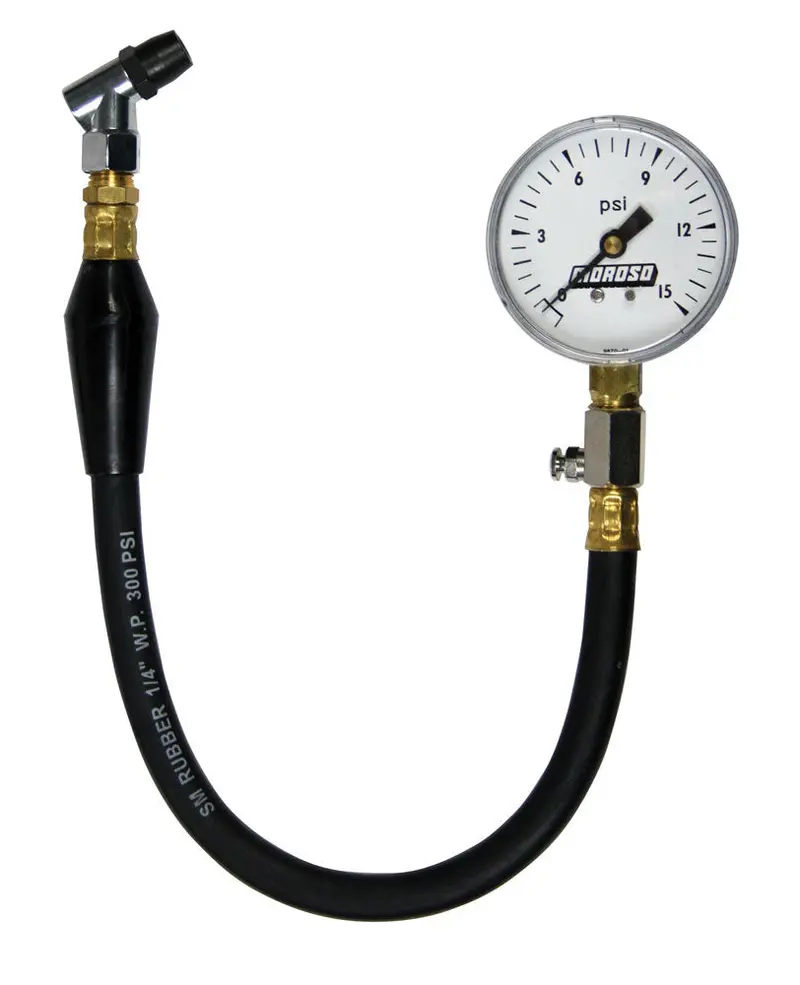Moroso Precision 0–15 Psi Tire Pressure Gauge With Easy-Read Dial 1