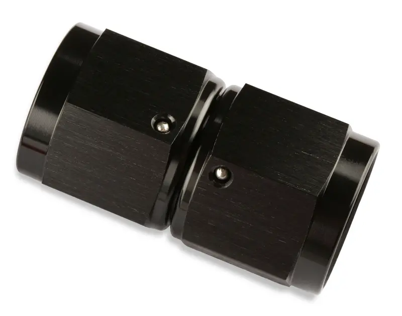 Mr Gasket 415104-Bl Swivel Adapter Fitting; Straight; 4 An Female To 4 An Female; Anodized Black; 1