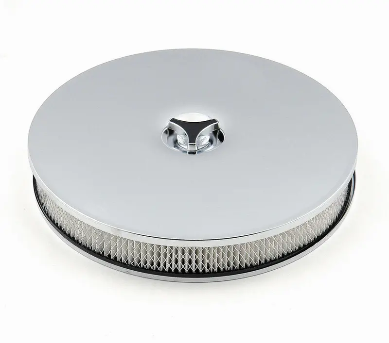 Mr. Gasket 4339 14-Inch Chrome Air Cleaner Assembly – Stylish Intake Upgrade 1