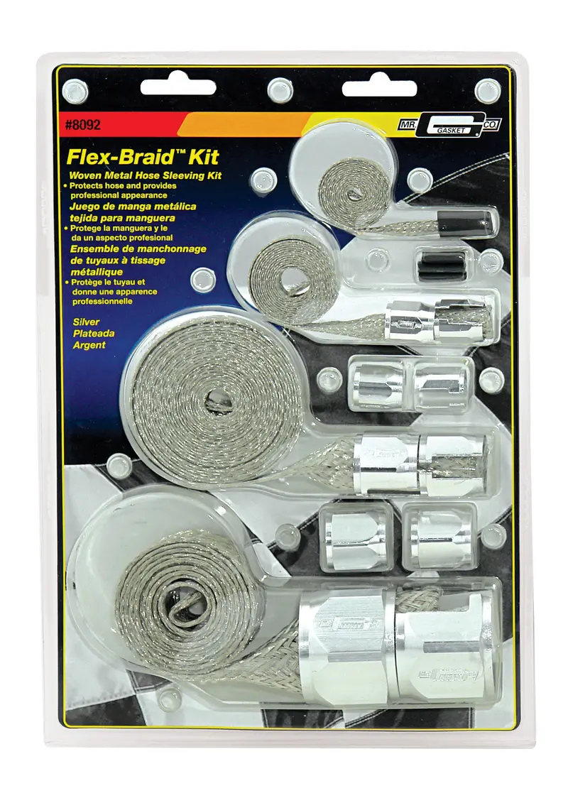 Mr. Gasket Flex-Braid Hose Protection Sleeve Kit – 8092 1