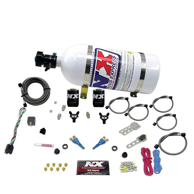 Nitrous Express Dual-Nozzle Efi Nitrous System – 100–300 Hp, Includes 10Lb Bottle 1