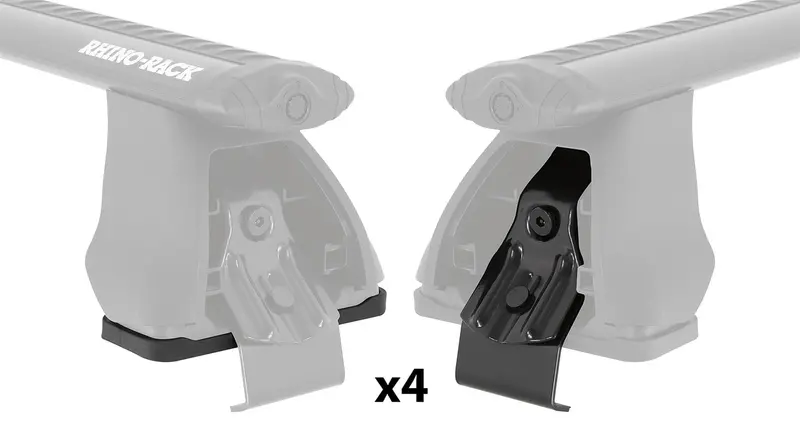 Rhino-Rack Dk407 Fit Kit For 2500 Series Roof Rack – Includes 4 Pads & 4 Clamps 1