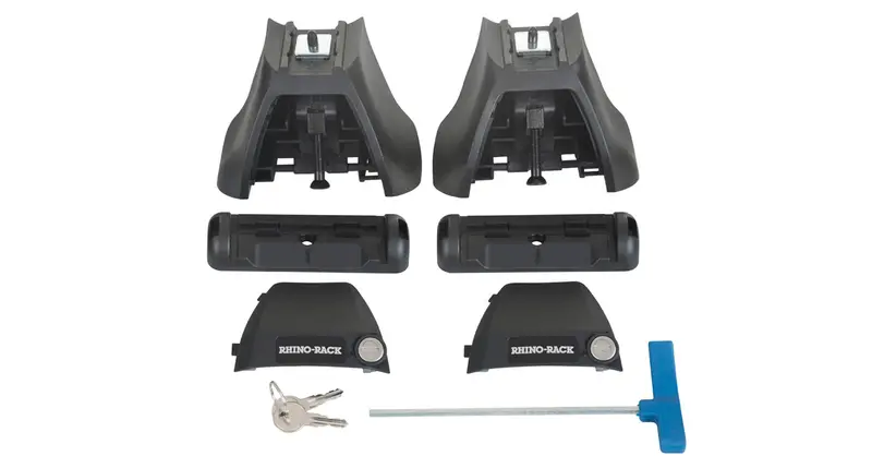Rhino-Rack Vortex 2500 Roof Rack – Aerodynamic Crossbar System With Low-Profile Mounts 1