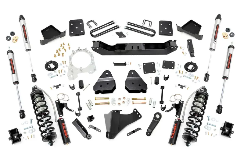 Rough Country 55056 4.5" Lift Kit With Coil-Over V2 Shocks – Ford Super Duty 4Wd (2017–2022) 1