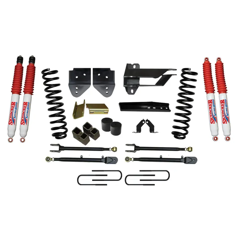 Skyjacker 4-Inch Lift Kit With Nitro 8000 Shocks – Ford F-350 Super Duty (2017–2019) 1