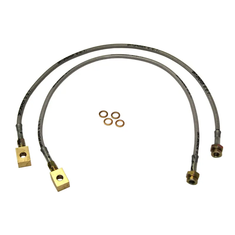 Skyjacker Stainless Steel Front Brake Lines – Fits 1983–1988 Ford Ranger & 1984–1988 Bronco Ii (4–8 In Lift) 1