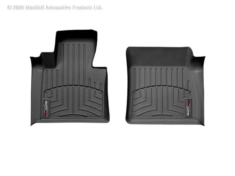 Weathertech Digitalfit Floorliner – Front Row, Precision-Cut, Black Rubberized Mat 1