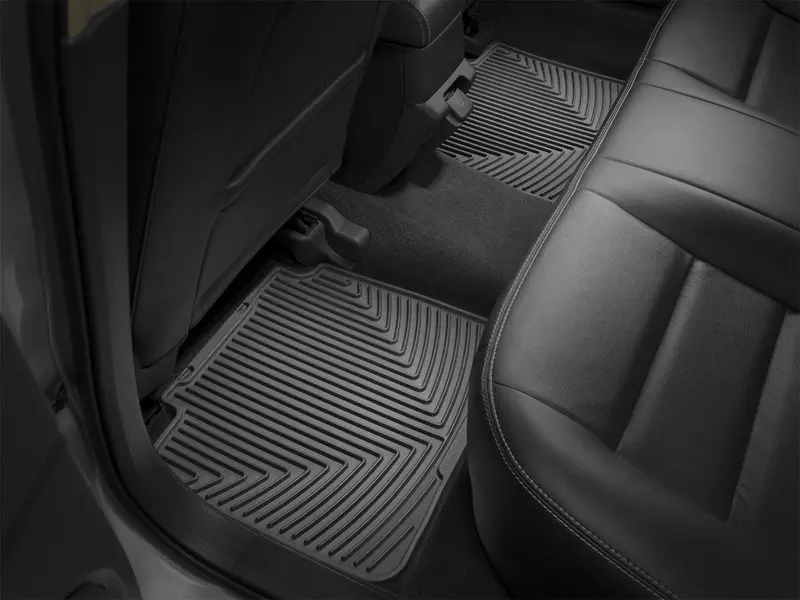 Weathertech W571 Black All-Weather Rear Floor Mats 1
