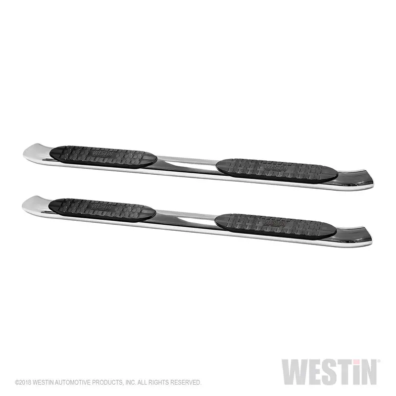 Westin Pro Traxx 5-Inch Oval Nerf Step Bars – Stainless Steel, Model 21-54090 1