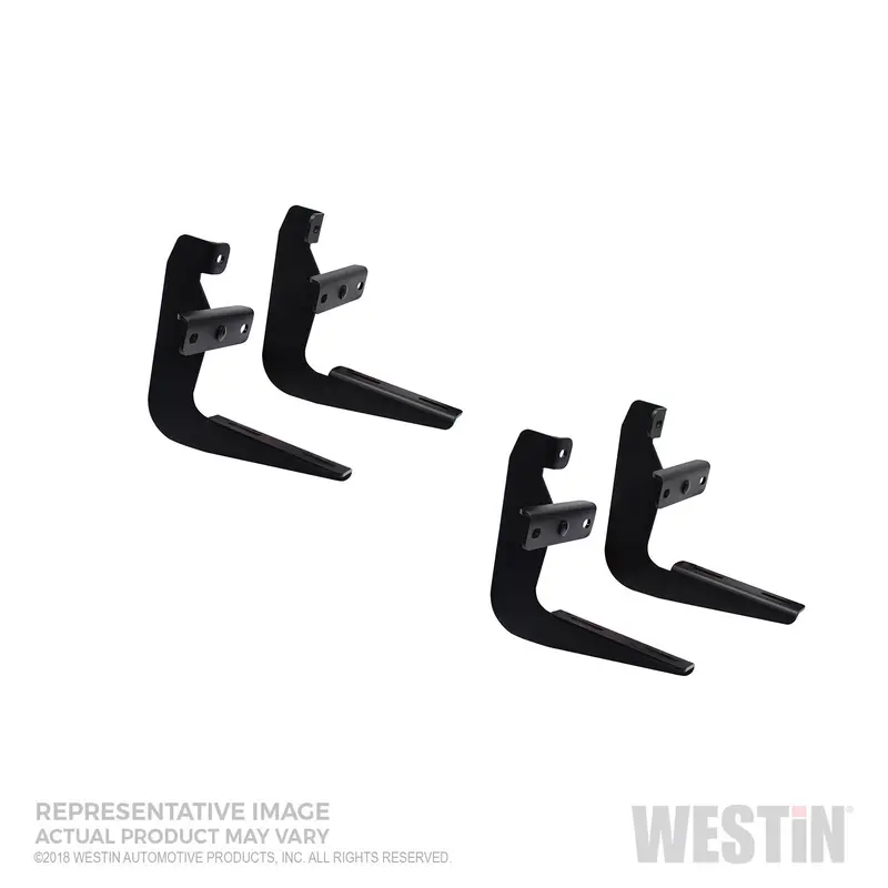 Westin Running Board Mount Kit – Compatible With Select Models (27-1405, Black Finish) 1
